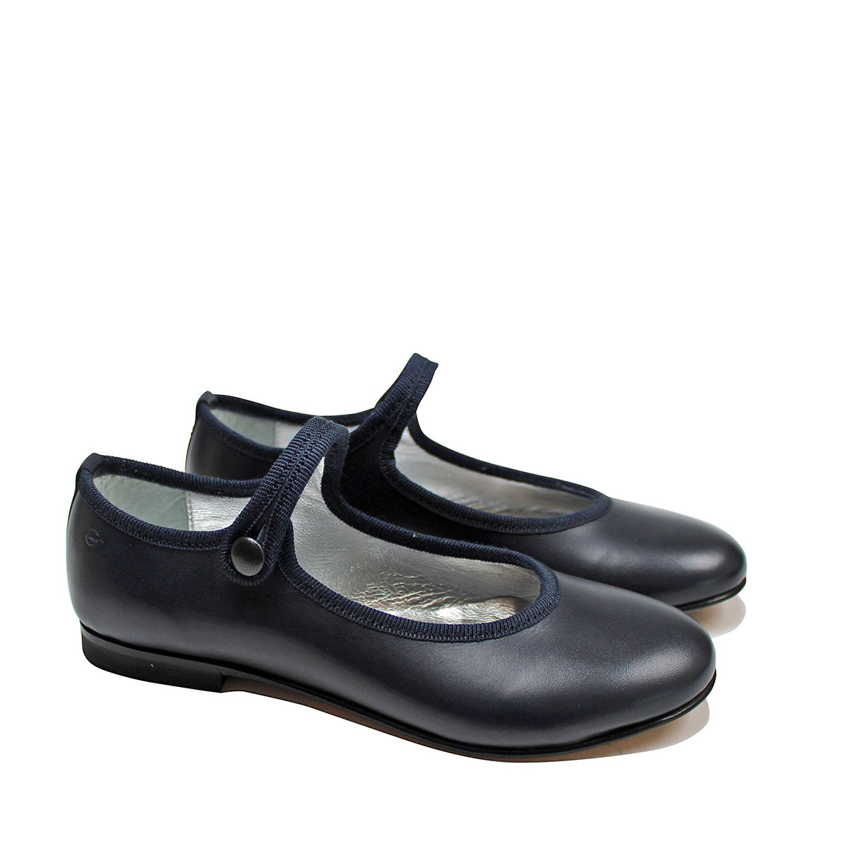 Ballerine in Pelle di Vitello Blu