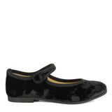 Ballerina in Black Velvet Leather