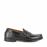 Loafers in Black Polished Calfskin Leather