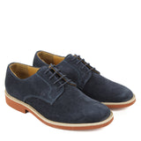 Derby in Blue Suede