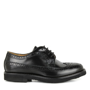 Derby brogue in pelle
