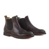 Chelsea Boots in Brown Calfskin Leather