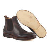 Chelsea Boots in Brown Calfskin Leather