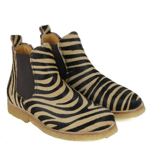 Chelsea Boots in animalier effect pony