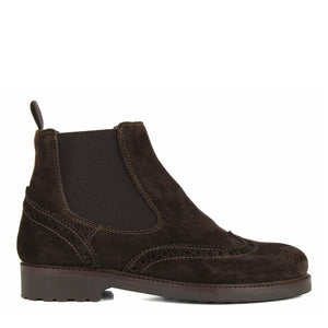 Stivaletto chelsea in suede