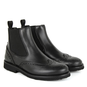 Stivaletto chelsea in pelle