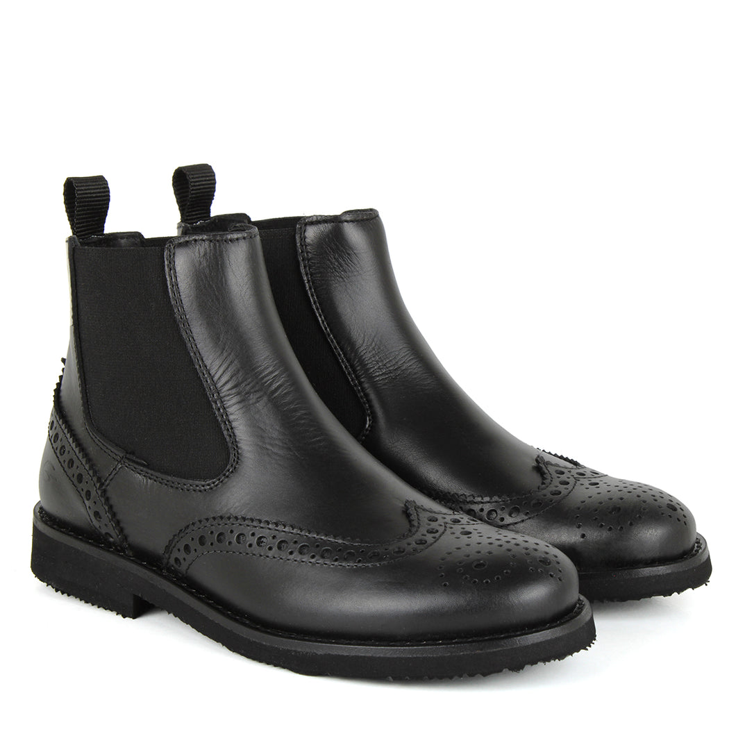 Stivaletto chelsea in pelle