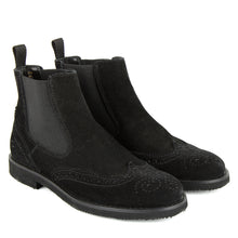 Carica l&#39;immagine nel visualizzatore di Gallery, Chelsea Boots in Black Suede

