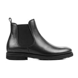 Stivaletto chelsea in pelle con fondo in gomma light