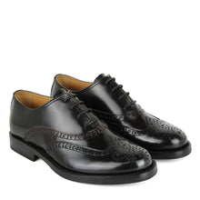 Carica l&#39;immagine nel visualizzatore di Gallery, Derby brogue in pelle lavorazione goodyear
