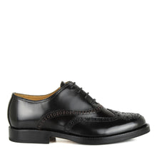 Carica l&#39;immagine nel visualizzatore di Gallery, Derby brogue in pelle lavorazione goodyear
