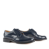 Laced up derby brogue Goodyear welt for kids