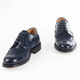 Laced up derby brogue Goodyear welt for kids