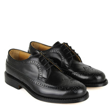 Carica l&#39;immagine nel visualizzatore di Gallery, Derby brogue in pelle lavorazione goodyear
