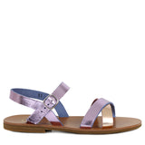 Sandali in pelle laminata