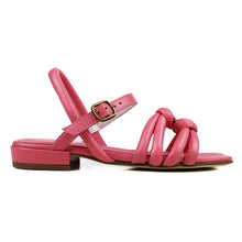 Load image into Gallery viewer, Sandal in pink nappa leather
