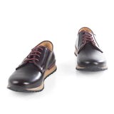 Sneaker runners burgundy calfskin leather