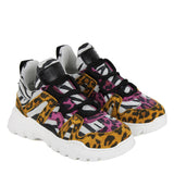 Sneakers in pelle animalier