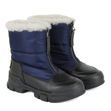 Load image into Gallery viewer, Mountain Boots in black rubber and blu technical materials
