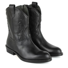 Load image into Gallery viewer, Texan Boots in black calf
