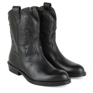 Texan Boots in black calf