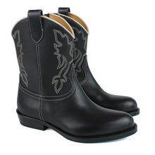 Load image into Gallery viewer, Black Texan Boots
