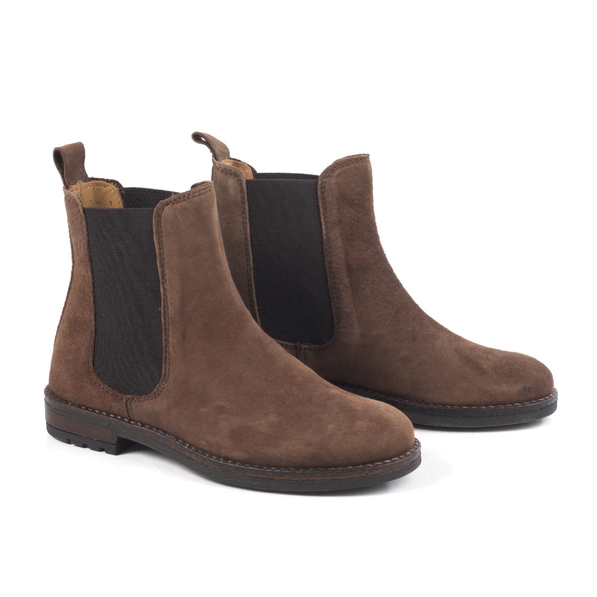 Chelsea boots in bruciato suede leather