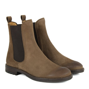 Stivaletto chelsea in camoscio
