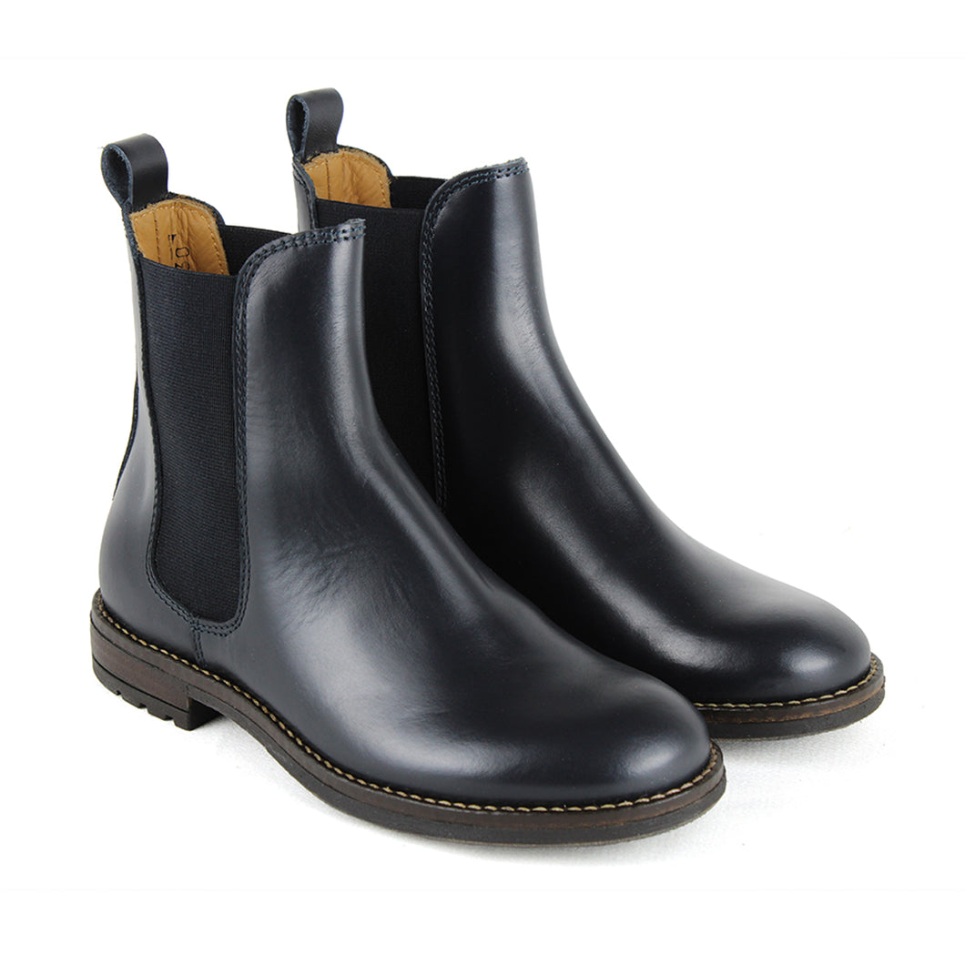 Chelsea Boots in blue calf leather