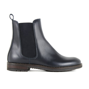 Chelsea Boots in blue calf leather