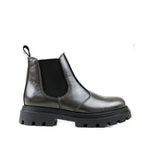 Chelsea Boots in dark green calfskin leather