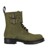 Anfibio in Green Nabuk Leather