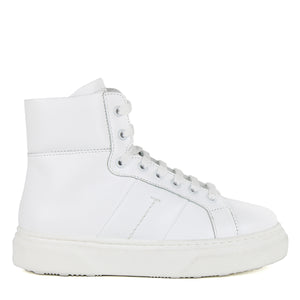 High-top sneakers white