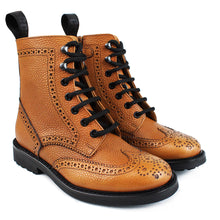 Load image into Gallery viewer, Ankle boot in brown calfskin
