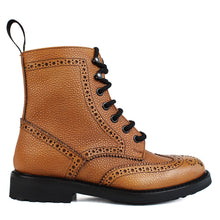 Load image into Gallery viewer, Ankle boot in brown calfskin
