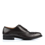 1206 Rossano Oxford Brogue Calfskin Leather Black
