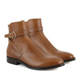 1213 Rossano Ankle Boot Calfskin Leather Brown