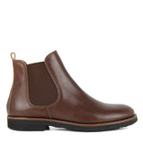 Stivaletto chelsea in pelle con fondo in gomma light