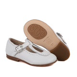Ballerina First Steps in White Calfskin Leather