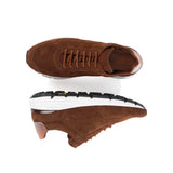 Men's Brown Suede Sneakers Italian Crafted Gallucci