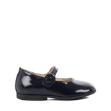 Ballerinas in Blue Calfskin Leather