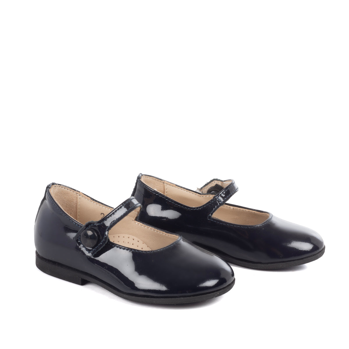 Ballerinas in Blue Calfskin Leather