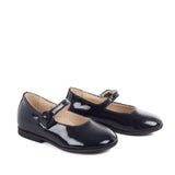 Ballerinas in Blue Calfskin Leather