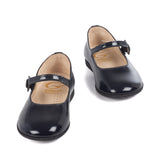 Ballerinas in Blue Calfskin Leather