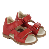 Sandali primi passi in pelle - Rosso
