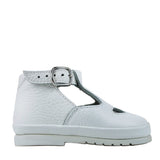 Sandals in White Calfskin Leather