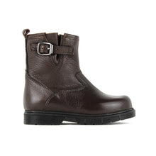 Load image into Gallery viewer, Toddler boots in dark brown leather
