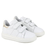 Sneakers primi passi in pelle