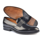 852 Vittorio Slip-on Calfskin Leather Black
