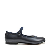 Ballerine in Pelle di Vitello Blu